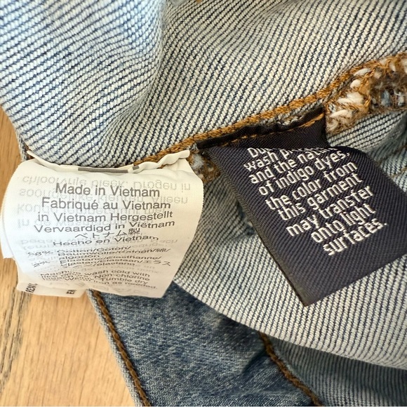 Madewell Women’s High Rise Patch Pockets Frayed Hem Denim Shorts Size 27 - Picture 8 of 8